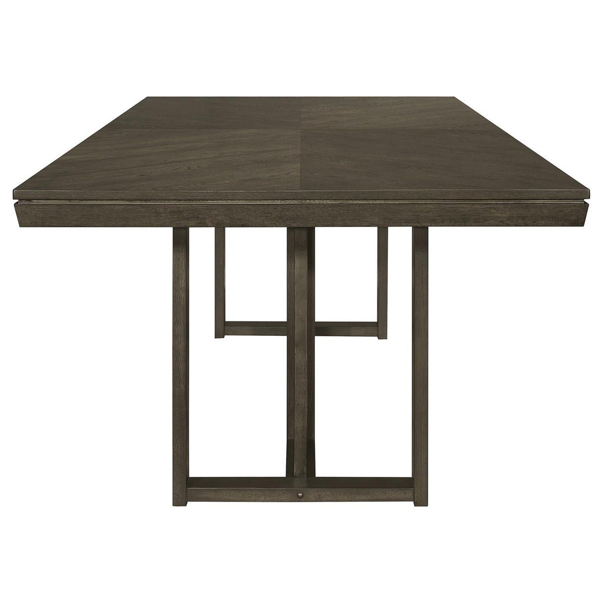 Kelly Beige/Dark Grey 7-Piece Rectangular Dining Set