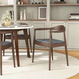 Kelly Grey Fabric Dining Chair by Ashcroft Imports at Eve Furniture