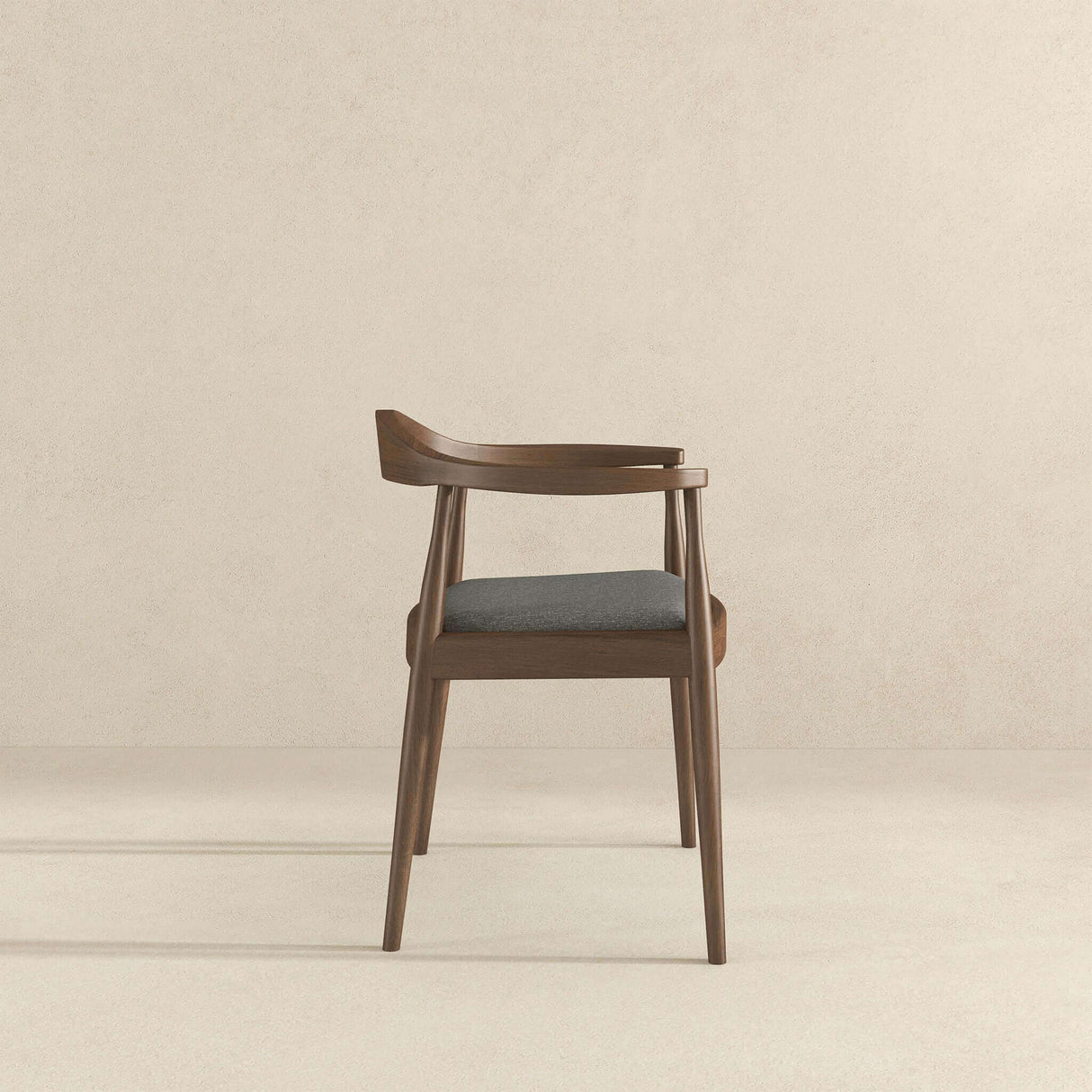 Kelly Grey Fabric Dining Chair by Ashcroft Imports at Eve Furniture
