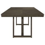 Kelly Rectangular Dining Table Dark Grey