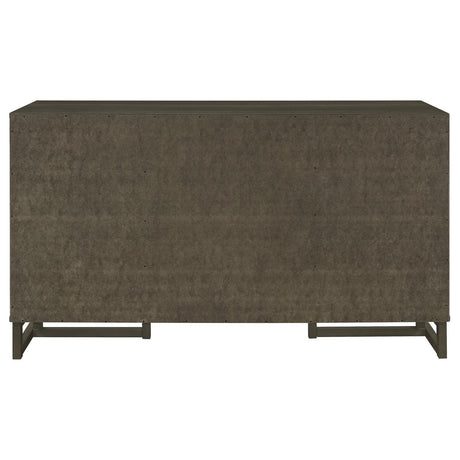 Kelly Dark Grey 3-drawer Storage Dining Sideboard Server by Coaster at Eve Furniture