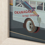 Kelowna Go Canada (L) by Mercana Studio a Hand Embellished Framed Art Decograph Print by Mercana at Eve Furniture
