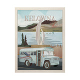Kelowna Go Canada (L) by Mercana Studio a Hand Embellished Framed Art Decograph Print by Mercana at Eve Furniture