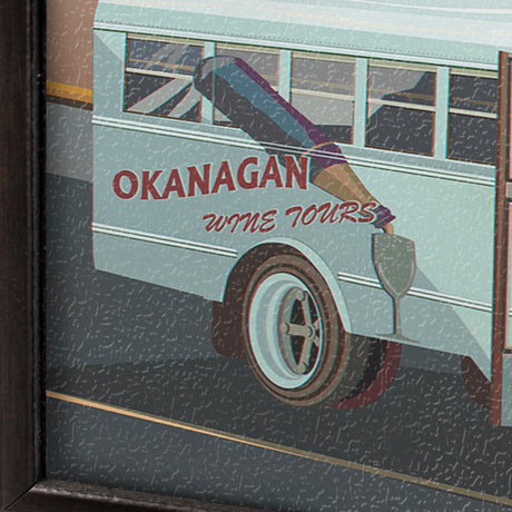 Kelowna Go Canada (S) by Mercana Studio a Hand Embellished Framed Art Decograph Print by Mercana at Eve Furniture