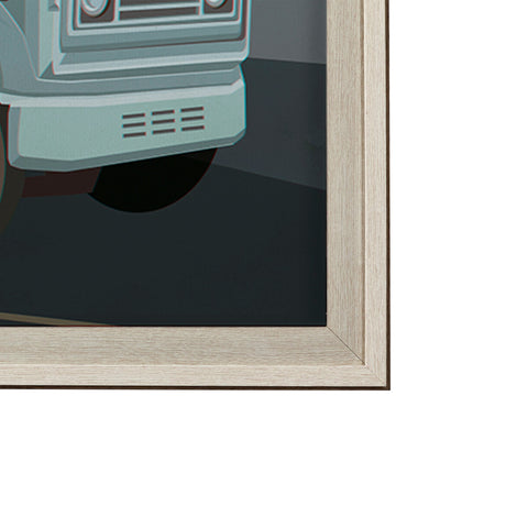 Kelowna Go Canada (XL) by Mercana Studio a Hand Embellished Decograph Framed Art Print under Glass by Mercana at Eve Furniture