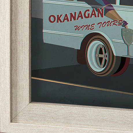 Kelowna Go Canada (XL) by Mercana Studio a Hand Embellished Decograph Framed Art Print under Glass by Mercana at Eve Furniture