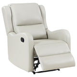 Kelsey Ivory Upholstered Recliner Chair by Coaster at Eve Furniture