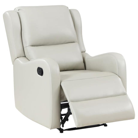 Kelsey Ivory Upholstered Recliner Chair by Coaster at Eve Furniture