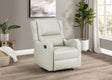 Kelsey Ivory Upholstered Recliner Chair by Coaster at Eve Furniture