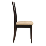 Kelso Cappuccino Lattice Back Dining Chairs, Set of 2 by Coaster at Eve Furniture