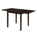 Kelso Cappuccino Rectangular Dining Table with Drop Leaf by Coaster at Eve Furniture