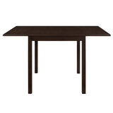 Kelso Cappuccino Rectangular Dining Table with Drop Leaf by Coaster at Eve Furniture
