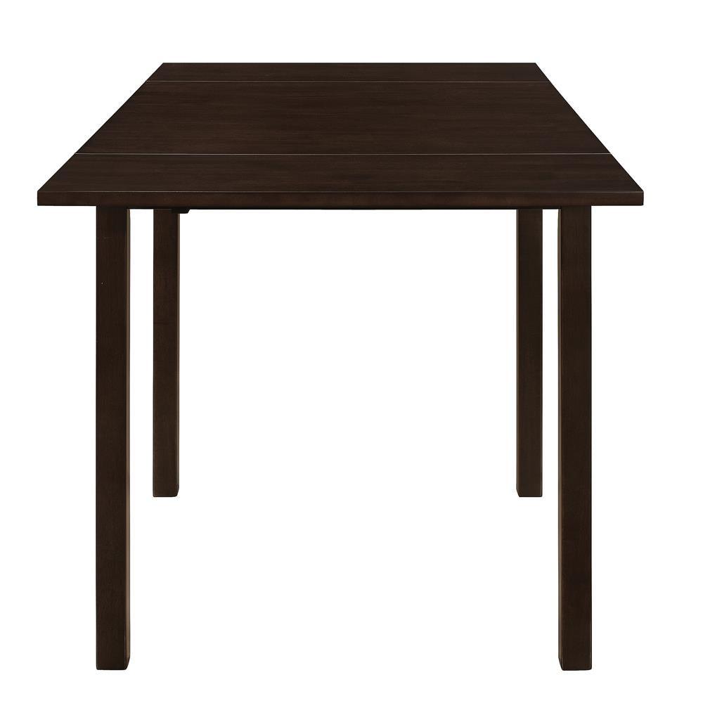 Kelso Cappuccino Rectangular Dining Table with Drop Leaf by Coaster at Eve Furniture