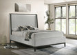 Kelso Light Gray/Dark Gray Queen Bed by Furniture of America at Eve Furniture