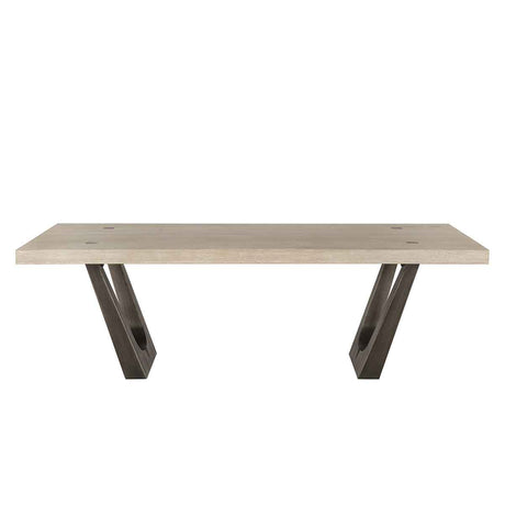 Kelso Natural/Black Dining Table by Classic Home at Eve Furniture