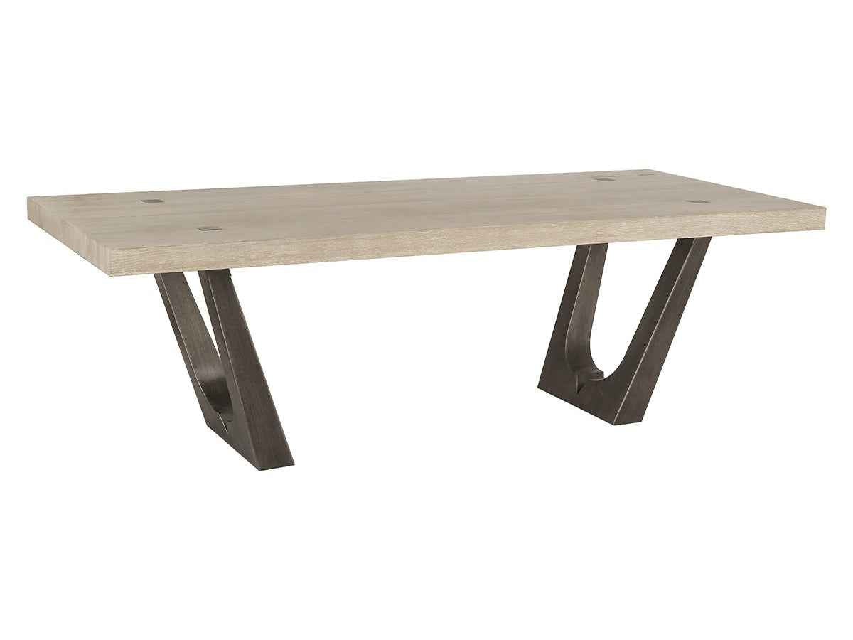 Kelso Natural/Black Dining Table by Classic Home at Eve Furniture