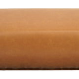 Kelvin Tan Vegan Leather Bench by Ashcroft Furniture at Eve Furniture