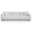 Kely 100'' Cream Boucle Upholstered Sofa by Ashcroft Furniture at Eve Furniture