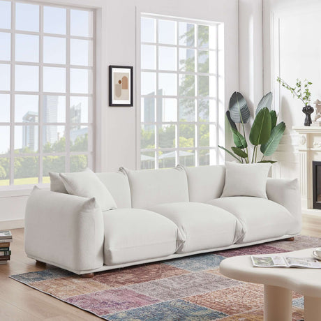Modern cream sofa