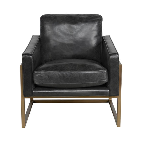 Ken Jet Black Accent Chair by Classic Home at Eve Furniture