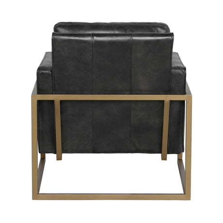 Ken Jet Black Accent Chair by Classic Home at Eve Furniture