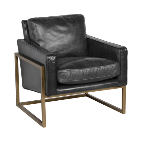 Ken Jet Black Accent Chair by Classic Home at Eve Furniture