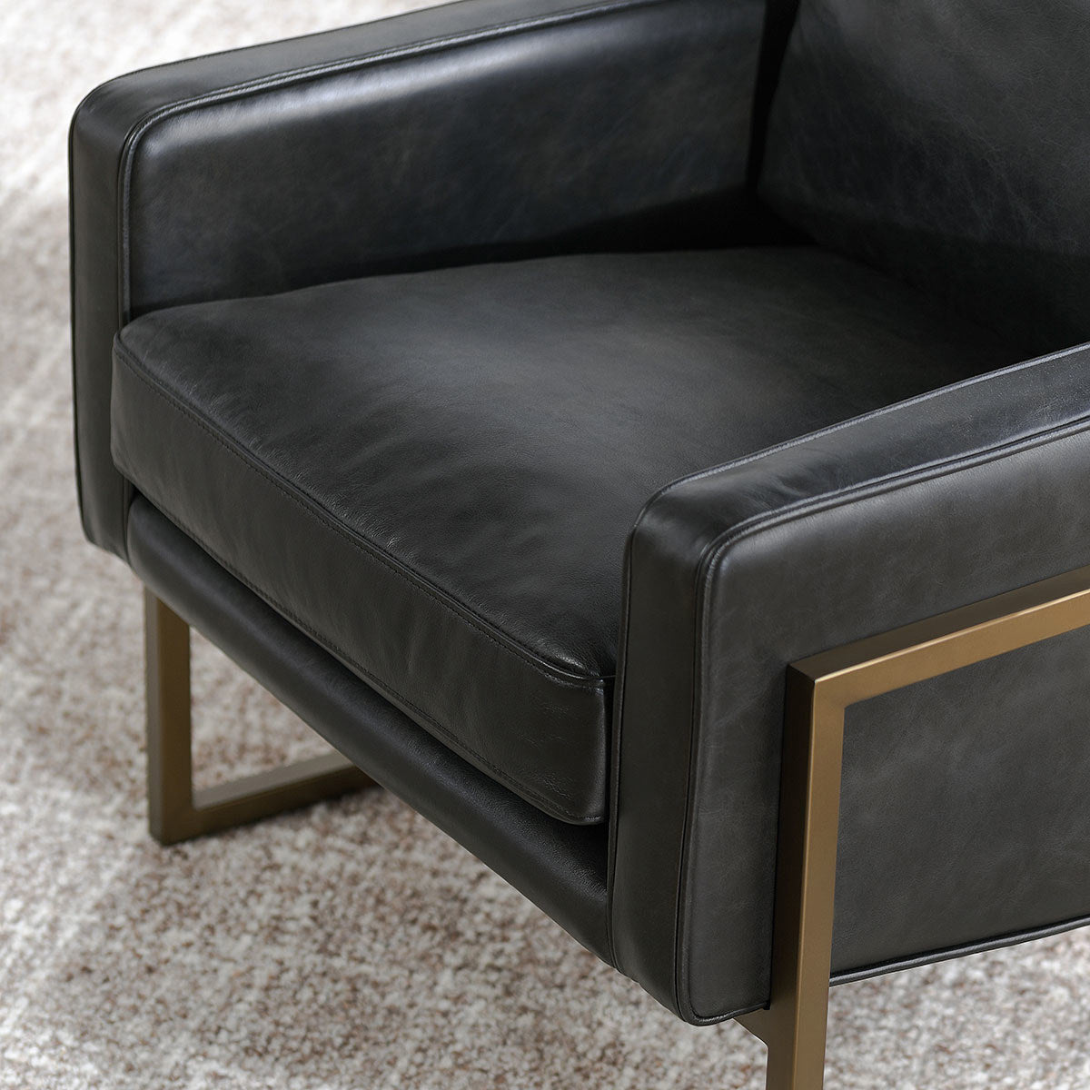 Ken Accent Chair - Jet Black by Classic Home at Eve Furniture