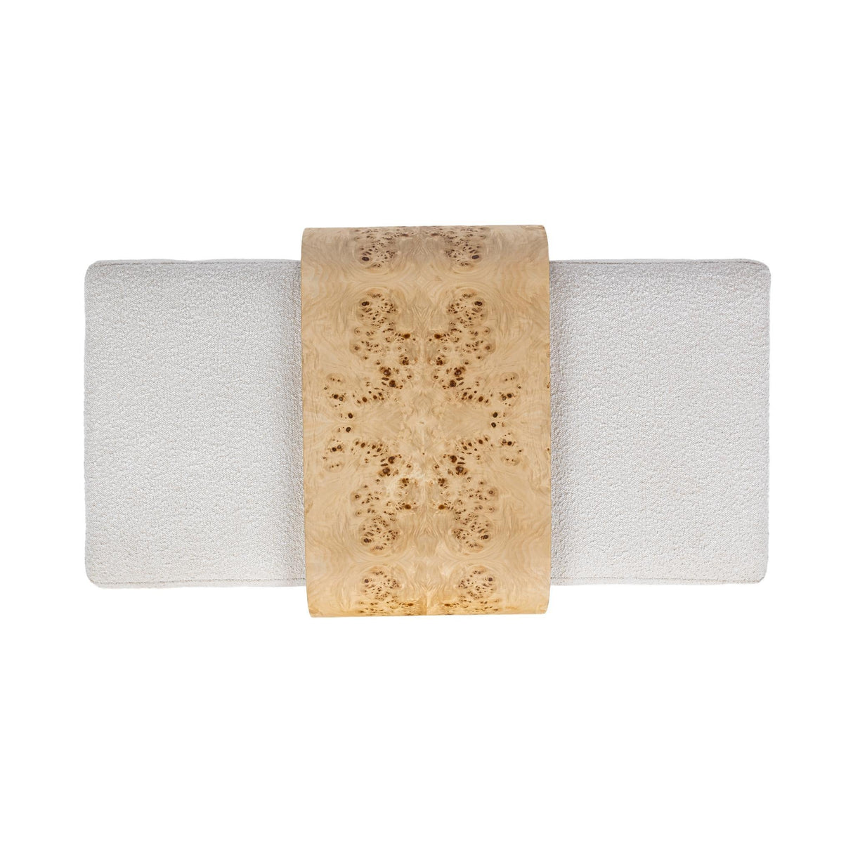 Kenan Ottoman - Creamy Ivory by Classic Home at Eve Furniture