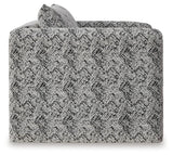 Kenbell Black/White Accent Chair by Ashley at Eve Furniture