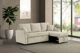 Kendal Beige Sleeper Sofa Sectional