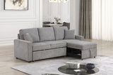 Kendal Gray Sleeper Sofa Sectional by Furniture of America at Eve Furniture