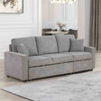 Kendal Gray Sleeper Sofa Sectional by Furniture of America at Eve Furniture