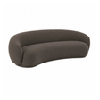 Kendall 120" Java Brown Textured Chenille Sofa by TOV Furniture at Eve Furniture