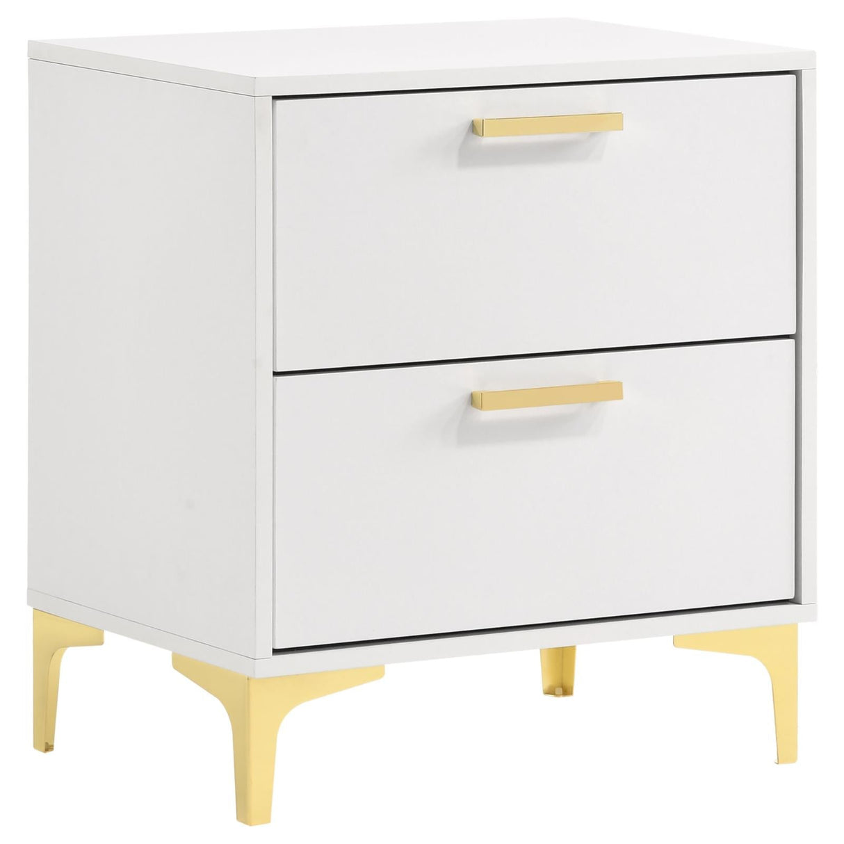 Kendall 2-Drawer Nightstand White