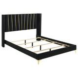 Kendall Black 4-Piece Upholstered Tufted Queen Bedroom Set