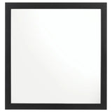 Kendall Black Square Dresser Mirror by Coaster at Eve Furniture