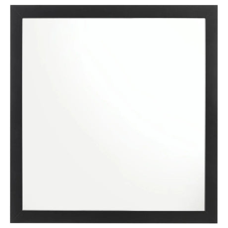 Kendall Black Square Dresser Mirror by Coaster at Eve Furniture