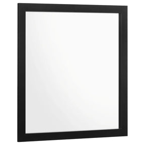 Kendall Black Square Dresser Mirror by Coaster at Eve Furniture