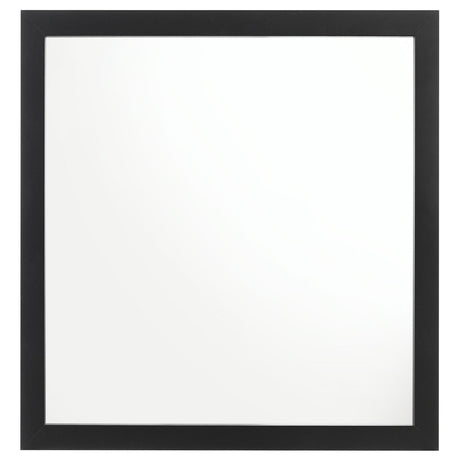 Kendall Black Square Dresser Mirror by Coaster at Eve Furniture