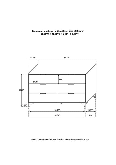 Kendall Black/Gold 4-Piece Tufted Panel Queen Bedroom Set by Coaster at Eve Furniture