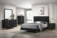Kendall Black 5-Piece California King Bedroom Set by Coaster at Eve Furniture