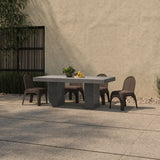 Kendall Brown Outdoor Dining Chair (Set of 2) by Moe's Home at Eve Furniture