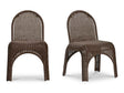 Kendall Brown Outdoor Dining Chair (Set of 2) by Moe's Home at Eve Furniture