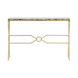 Kendall Gold/Blue Console Table by Crestview at Eve Furniture