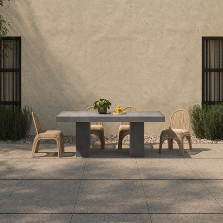 Kendall Natural Outdoor Dining Chair (Set of 2) by MOES at Eve Furniture