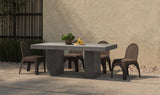 Kendall Outdoor Dining Chair Brown - Set of 2 by Moe's Home at Eve Furniture