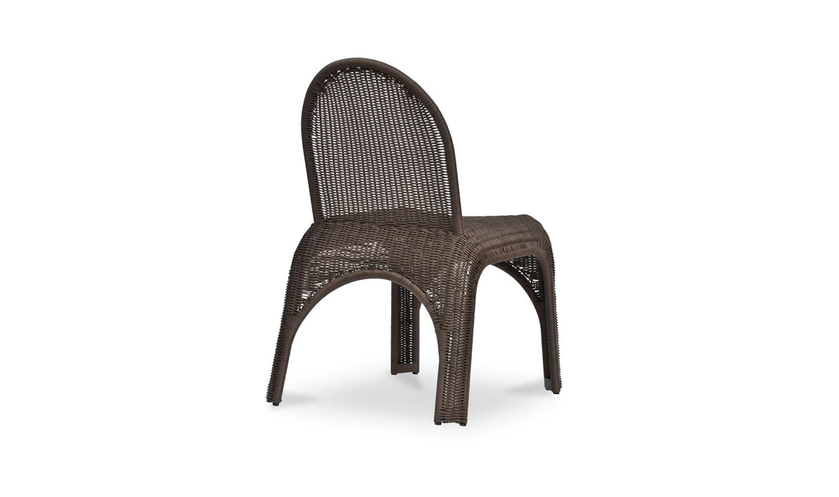 Kendall Outdoor Dining Chair Brown - Set of 2 by Moe's Home at Eve Furniture