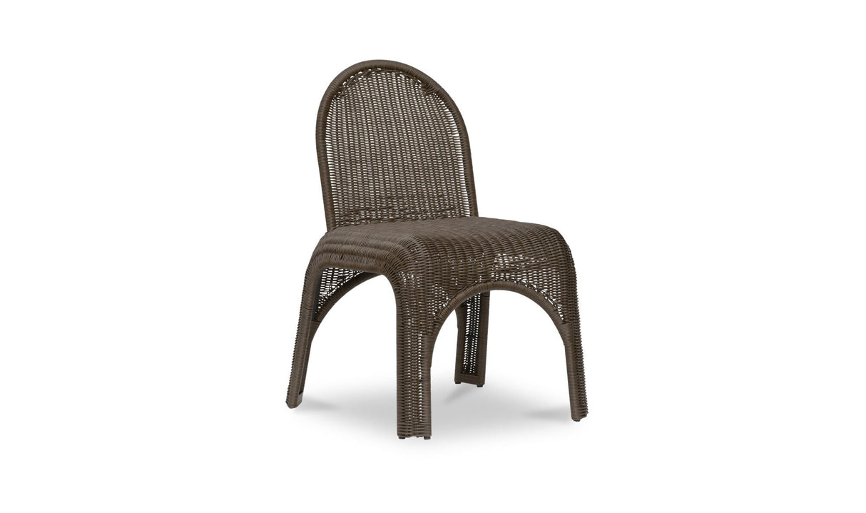 Kendall Outdoor Dining Chair Brown - Set of 2 by Moe's Home at Eve Furniture
