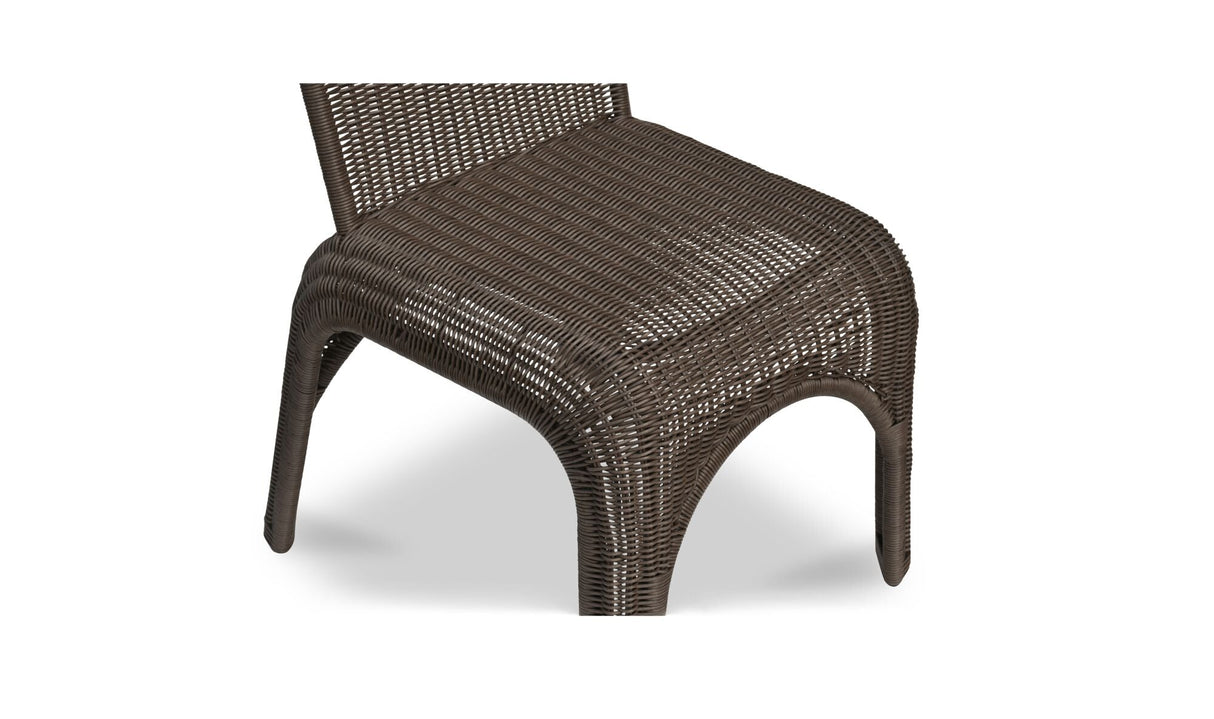 Kendall Outdoor Dining Chair Brown - Set of 2 by Moe's Home at Eve Furniture