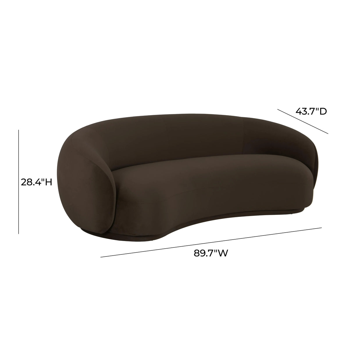 Kendall Velvet Sofa by TOV Furniture at Eve Furniture